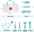Kids Doctor Kit, 8 Pieces Playset with Medical Storage Bag & Real Stethoscope for Toddler Boys Girls Aged 3-6