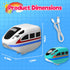 Set, 2-Pack Sets, Goody King Only Electric Train Not Fit with Magnetic Track, Replacement Electric Train Cars, USB