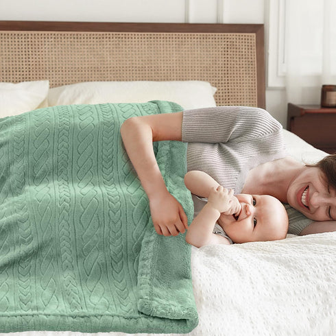 3D (30x40 inch, BORITAR Baby Blanket for Boys Soft Fluffy Fuzzy Blankets, Warmer Comfort Lightweight Bed Blanket