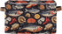 CWUPZAY Tuna Sardine Storage Basket Canvas Fabric Collapsible Storage Bins Box Organizer Waterproof