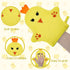 KFHENSOMR 2PCS Baby Bath Mitt Washcloths Gloves Panda Chicken Toddler Soft Washcloths for Kids Designed in Cute Animal