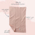 10-Pack 100% Butterblu Bailey Burp Cloths Organic Cotton Knit for Newborn & Baby Boys & Girls, Sorbet Frost Rainbow