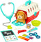 Battat – Mini Vet Playset (11Pc) - Plush Dog & Carrier with Stickers, Checklist, and Toy Stethoscope