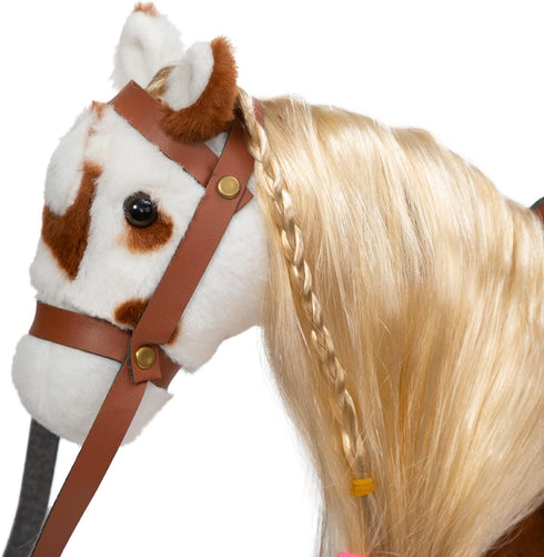 11 inches HollyHOME Appaloosa Horse Stuffed Animal Pretty Pony Plush Toy Pretend Play Horse
