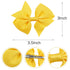 30PCS Girls' Hair Accessories - 15 Colors Grosgrain Ribbon 3.5-inch Alligator Clips and Pigtail Bows for Toddlers and