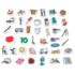 Junior Learning Rainbow CVC Objects Magnetic Foam Set, 40 Pieces, Ages 4-5, Phonics, Pre K-K Learning Toy