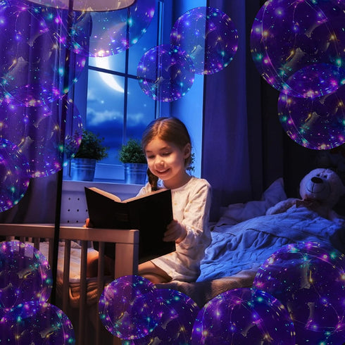 18 Packs Light Up LED Balloons - Cell Battery Included, 3 Modes Flashing, Perfect for Birthday Wedding Decorations (4