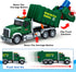 3 4 5 6 7 Boy,15" SpringFlower Toy for Years Old Large Garbage Truck Toys for Kids,Friction Powered Garbage Truck