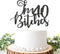 I'm 40 Bitches Cake Topper, Happy 40th Birthday Cake Decoration, Funny Forty Birthday Party Supplies (Black Glitter)