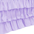 CATPAN 3 Girls,17.7" Cribs,28"x 52" Ruffled Crib Skirt Baby Bed:Solid Tiered Crib Baby Bedding Skirts,Crib Bed Skirt