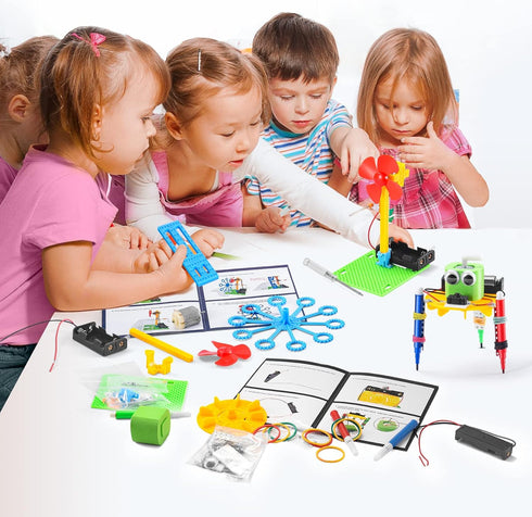 STEM Robotics Science Kits for Kids Age 8-12 - Robot Building Kit, STEM Toys for Boys 8-10, Engineering Projects for