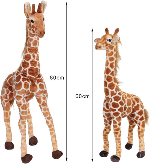 BARMI 60cm/23.62inch Stuffed Animal Stuffed Giraffe Plush Large Tall Big Giraffe, Nursery Decorations
