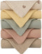 Baby Burp Cloths 10x10 | 6-Pack Organic Muslin Cotton, 4-Layer Absorbent Washcloths