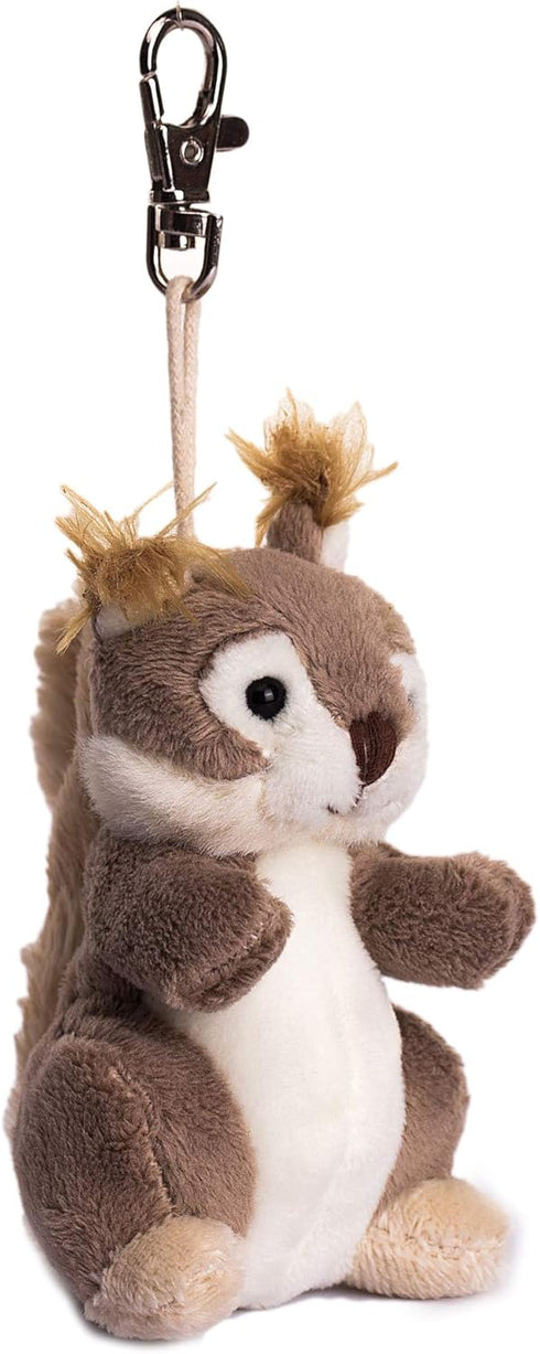 Dilly dudu Squirrel Stuffed Animal Plush Keychain, 4-Inch
