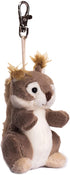 Dilly dudu Squirrel Stuffed Animal Plush Keychain, 4-Inch