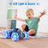 Powerextra Pro 6-12 2.4GHz 4WD 360 Gesture RC Car, Gesture Sensing RC Stunt Car Toys with Lights & Dance for Kids yr