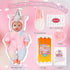 17Inch 3+, Baby Doll - Realistic Cute Soft Body Baby Doll Real Life Reborn Silicone Baby Dolls with Bottles & Pacifier