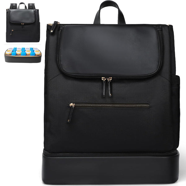 MOMINSIDE Diaper Bag Backpack - Large Baby Diaper Bag with 14 Pocket,