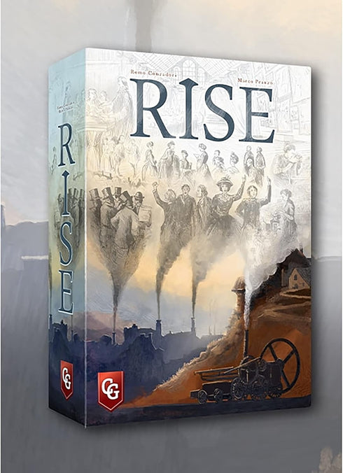 Capstone Games Rise - City Building Game for Ages 14+, 2-4 Players, 60 Mins