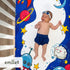 Emllet 100% 52x28in Cotton Fitted Crib Sheet Cosmic Adventure Space Theme, Soft Nursery Bedding for Baby Boy or Girl