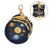 YETTASBIN Solar System Portable Pacifier Holder Case with Metal Hook Buckle & Zipper for Diaper Bag and Stroller