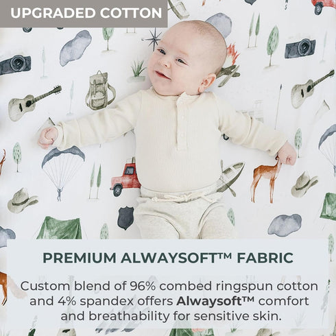 Cozy 50x50" Pobibaby Stretchy Quilt for Infants and Toddlers - Explore Design