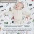 Cozy 50x50" Pobibaby Stretchy Quilt for Infants and Toddlers - Explore Design