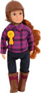 Lori 6-Inch Horseback Riding Mini Doll with Equestrian Outfit, Accessories, Helmet, Boots & Ribbon