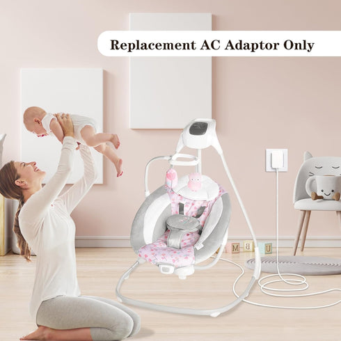 Baby Swing Power Cord USB, Charger for Ingenuity Swing Models, Compatible with Various Baby Swing Designs