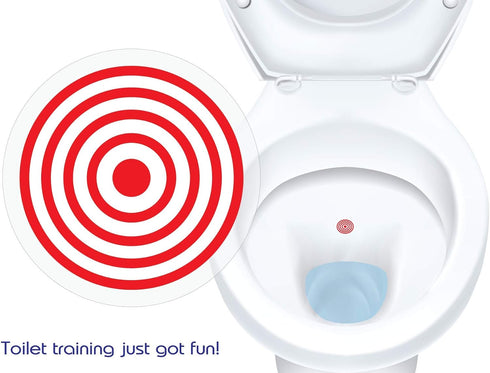 Pack Kids - Toilet Target Stickers with Sticker Applicator Smoothing Tool, Potty Stickers for Potty Training, Toilet