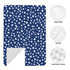 CQMZJHU Navy Blue Night Sky Stars Art Baby Car Seat, Rain Shelter, Multifunctional Nursing Cover for Newborns, Mother