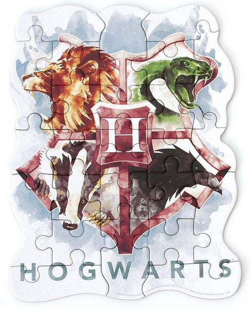 Playhouse Harry Potter Houses of Hogwarts 25-Piece Die-Cut Mini Puzzle for Kids