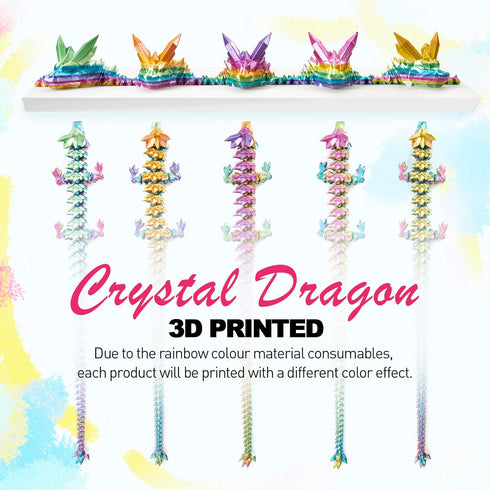 30" 3D 3D 3-d 3D 3-5 4-7 8-12 Large Printed Dragon, Big Dragon,Giant Printed Dragons Toy, Huge Dragons for Home Office