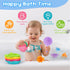 1-3 2-4 1+ 9 Fajiabao Baby Bath Toys for Kids Ages Toddler Bath Toys Mold Free for Bathtub Sand Beach Pool Water Toys