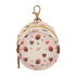 PYBUG Chocolate Round Pacifier Storage Case, Polyester & TPU Lined with Hook Buckle,