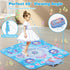 2024 8-Button Frozen Dance Mat with Wireless Bluetooth, Upgraded Light Control System for 3-12 Year Old Girls