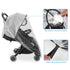 Clear Stroller Rain Cover, Universal Travel Weather Shield for Baby Stroller, Waterproof and Windproof