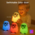 Bald Eagle Night Light for Kids, Multi-Color Changing Rechargeable Night Light for Baby Toddler Nursery, Cute Lamp
