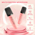 YLL 2 3, 4, 5, 6, 7, 8, 9, 10+ Mini Karaoke Machine for Kids Adults, Portable Bluetooth Speaker with Wireless