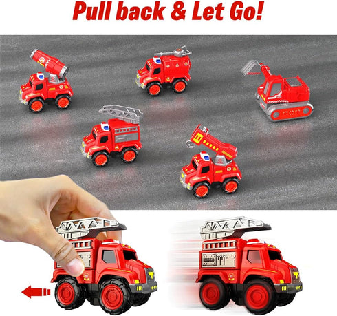 5 1 Funny Boo Transforming Robot Toys for Boys Metal Fire Rescue Vehicle Deformation Toy in Educational STEM Toys