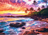 500 Piece Beach Puzzle for Adults - Sunset Recycled Cardboard Jigsaw for Family Fun - Great Gift Idea