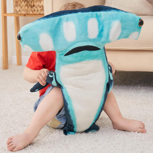 40 Inch Hammerhead Shark Stuffed Animal, Giant Plush Toy, Hammerhead Shark Plush Large