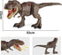 3-5 6 7 8 Tyrannosaurus Rex Action Figure Toy - Continuing Head Strike T Rex Dinosaur Toy with Roar & Light Up, Neck