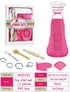 Qmakup Sets 2-8 Kids Baking for Girls ,Chef Costume Kids and Ttoddler Apron for GirlsKids Chef hat and ApronPopular