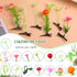 30 Pcs Mixed Style Bean Sprout Hair Clips, Plant Hairpins & Butterfly Headwear for Women and Girls