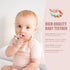 Set 5-Piece Baby Girl Gift - Baby Girl Shower Gifts with Muslin Swaddle Blanket, Wooden Teether, Headbands & Hello