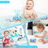 8 Baby Octopus Bath Toy, Light Up Sprinkler with Sensory Rings, Bathtub Fountain Spray Toy for Kids Pool Toys