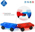 MAGBLOCK 2 Piece Car Set for Magnetic Blocks Tiles - Enrich Your Magnet Tiles STEM Educational Toys