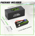 OVONIC 3s 11.1V 7600mAh 50C(MAX 100C) EC5 1/8 1/10 Lipo Battery RC Lipo Batteries Hard Case Plug Compatible with Scale