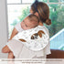 FUQIUMI 4 22"x 11" St-Bernard-Shorthaired Dog Muslin Burp Cloths for Babies,Soft Cotton Layer Burping Cloths